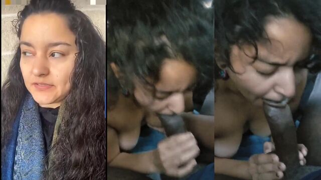 A sexy brunette gives a blowjob to her BBC-loving friend in this hot video