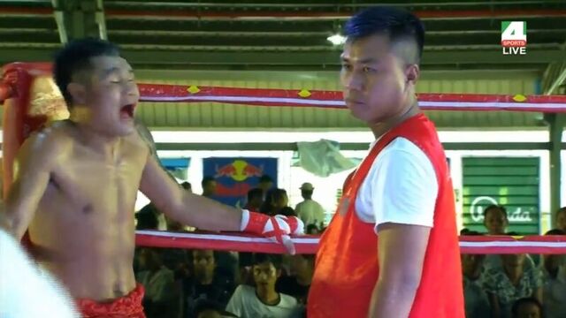 Бирманский бокс: разрешён один тайм-аут после нокаута. Lethwei Nation Championship.