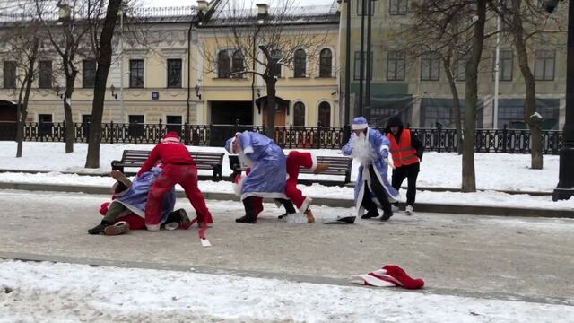 Драка в центре Москвы