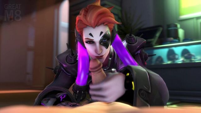 vk.com/watchgirls Rule34 Overwatch Moira sfm 3D porn sound 1min