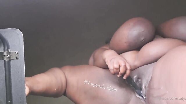 Huge ebony tits with huge nipples squirting milk