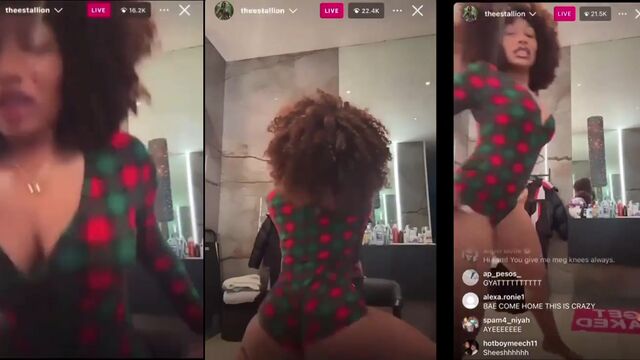 Slim thick ebony twerking with a juicy and sweet ass