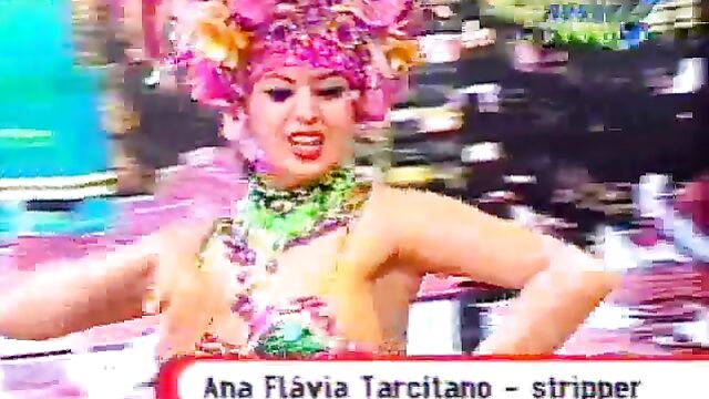 Compilation of sensual scenes from Brazilian TV programs featuring topless women
