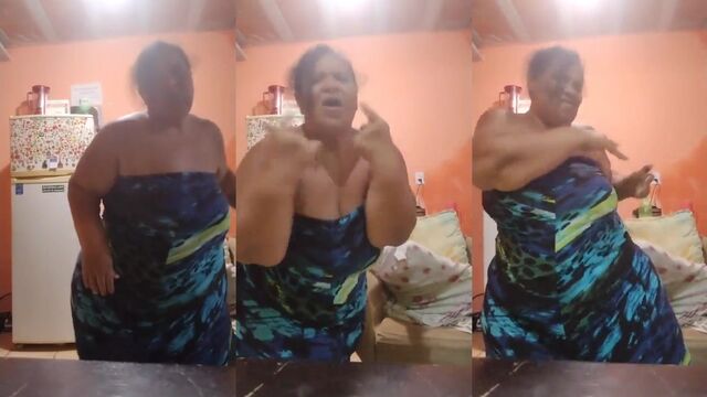 A fat granny with a juicy ass gets fucked hard in POV