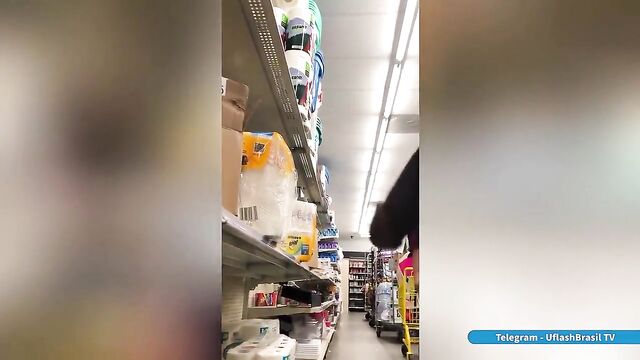 Public dick flashing with a girl who caught me in the act