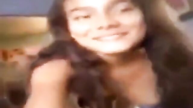Latin chick stripping on Cam sex, classic video