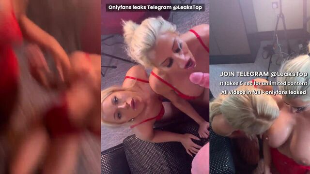 British amateur milfs Bonnie and Lily taking a messy cumshot facial Sextape