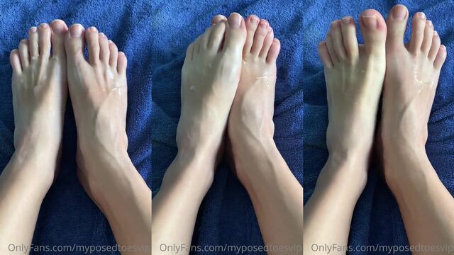 Footjobs and cumshots with toes, feet, and intense pleasure