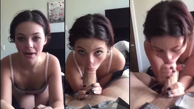 Babes with great passion for deep throat blowjob and getting messy faces