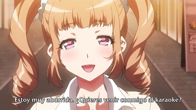 A young woman experiences her first time with a guy in this steamy Hentai Sub Esp scene