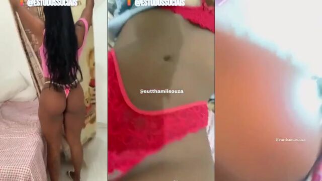 Thami Souza is a busty girl with great skills in sex