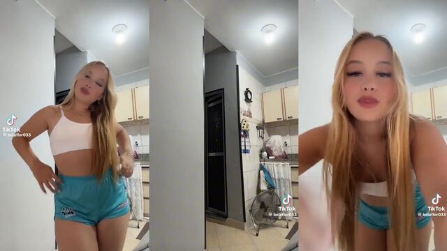 A man had sex with a girl with a sexy ass on TikTok