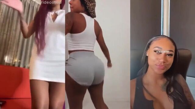 Jania Meshell’s ass clap compilation is pure fire! ?
