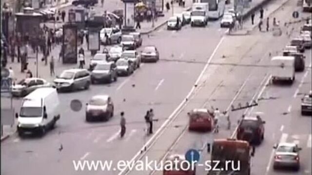 Нарезка ДТП с пешеходами.