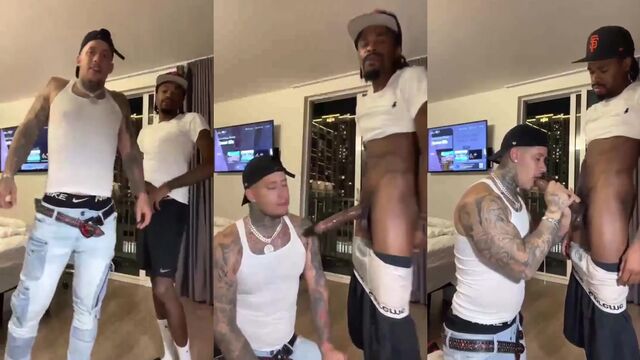 Light-skinned guy who claims to be straight, but he's a fucking liar