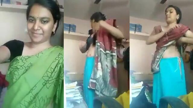 A nude girl from India is touching herself