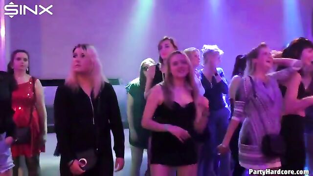 The party gets wild and crazy with the girls in South Padre Island, Texas