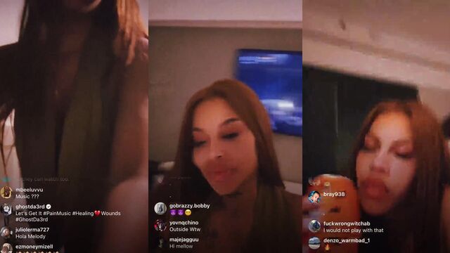 Accidental Nip Slip During a Mellow Live Stream