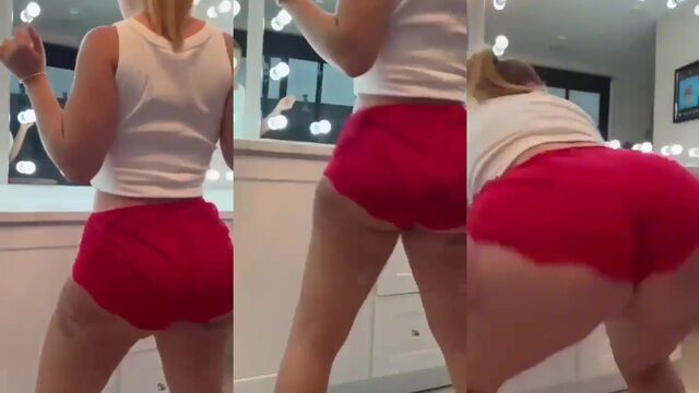 A tribute to Ice Spice’ s big ass from behind with a cumshot