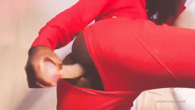 Hot transsexual Vanniall gets her tight ass eaten