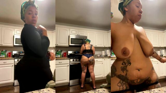 A sexy girl with a unique look plays with a toy in her pussy
