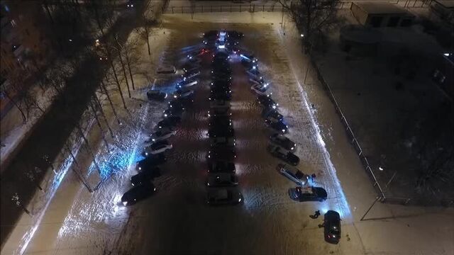Флешмоб автолюбителей г. Клин