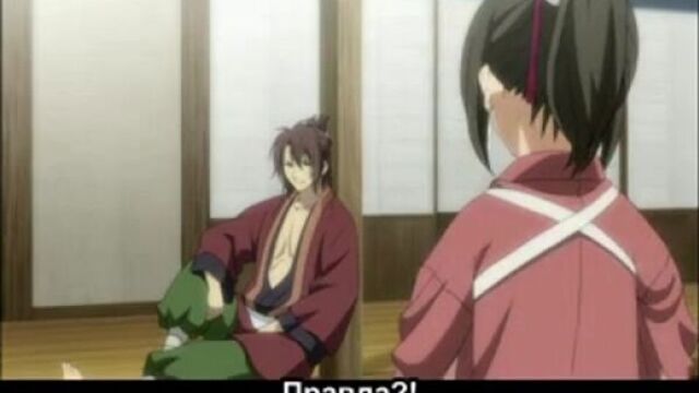 "Hakuouki: Shinsengumi Kitan"/"Сказание о демонах сакуры" - 1 сезон 2 серия (русс. суб.)