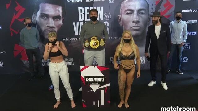 Shannon Courtenay vs. Ebanie Bridges - Weigh-in Face-Off