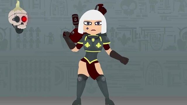 Ankha Dance but Sister of Battle [Warhammer40k Ankha Meme animation]