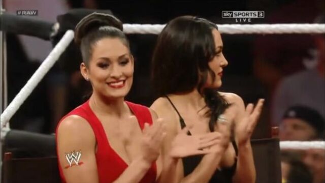 Brie Bella Nip Slip - WWE Monday Night Raw (07/22/2013)