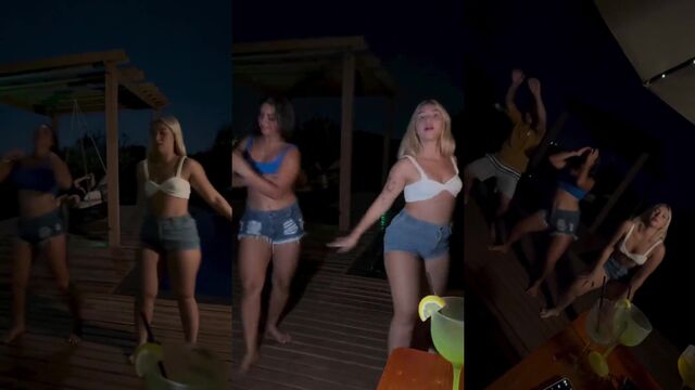 Hot teen Luannyx with small tits gets fucked in doggy style