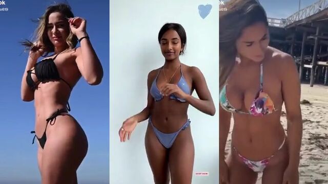 Bikini try on haul video for the sexiest swimsuits