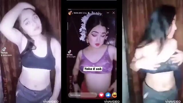 Hot Spanish mom Samia Sharmin gets seduced and fucked hard