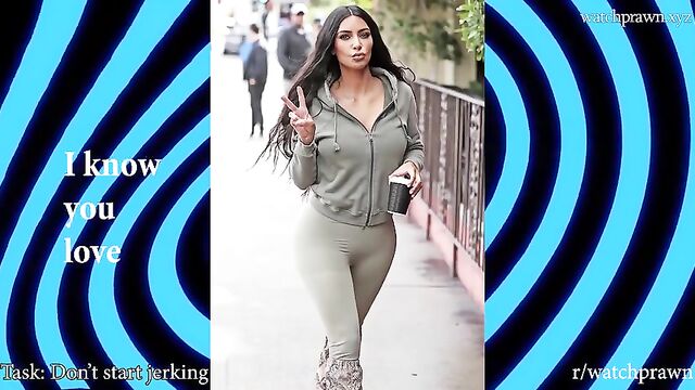 Kim Kardashian controls your orgasm in this hot JOI video