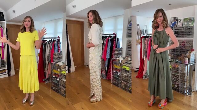 Trinny Woodall gets her pussy stuffed with cock in POV style