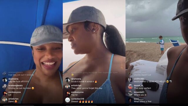 Kyr@cho@s flaunting their stuff at the beach