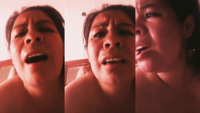 Home porn with a hot MILF moaning with pleasure