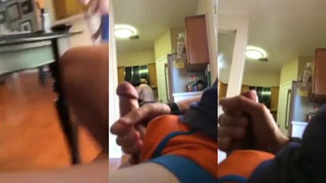 The guy makes a dick flash in the car to attract a girl