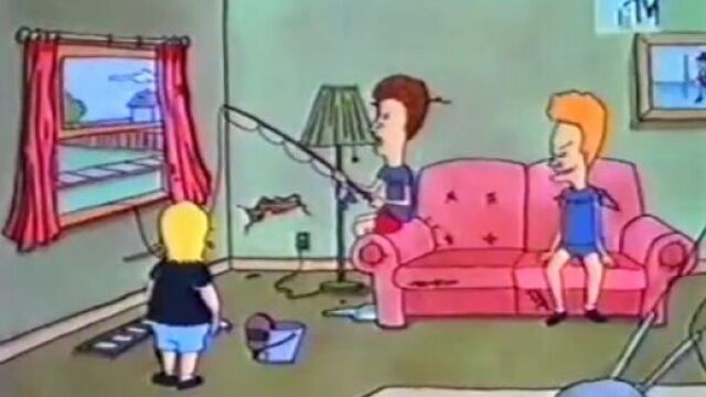 Бивис и Батхед Баттхед 3 сезон 3 серия _ Рыбалка на диване _ Beavis and Butthead