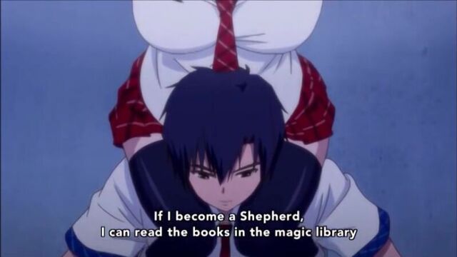 Anime - Excellent Shoulder ride
