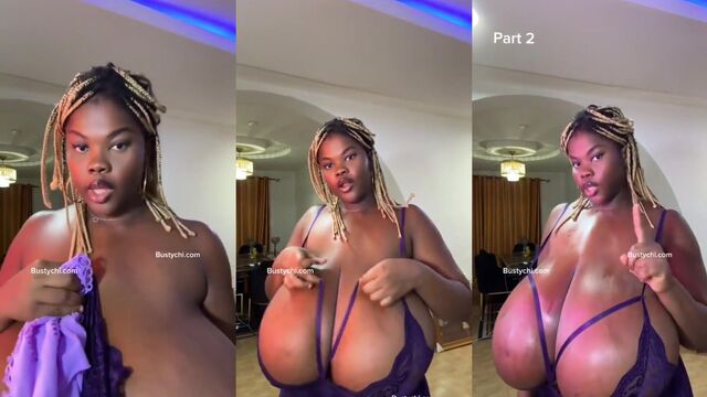 Super Peituda de Africa Chiomalovv gets fucked hard