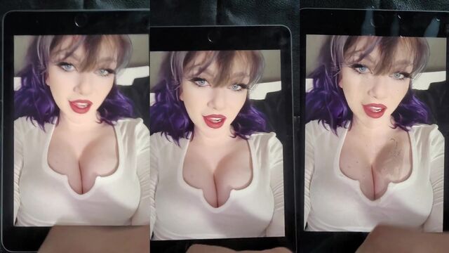 JustaMinx delivers a juicy cum tribute package