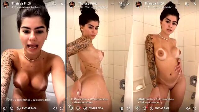 A completely naked and very sexy girl Thaissa F