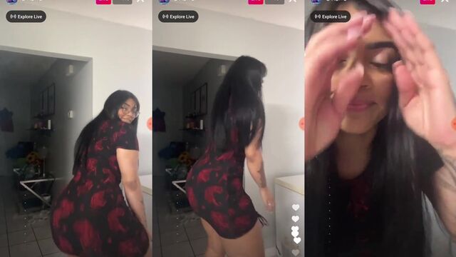 More sexy content from an Instagram Live show