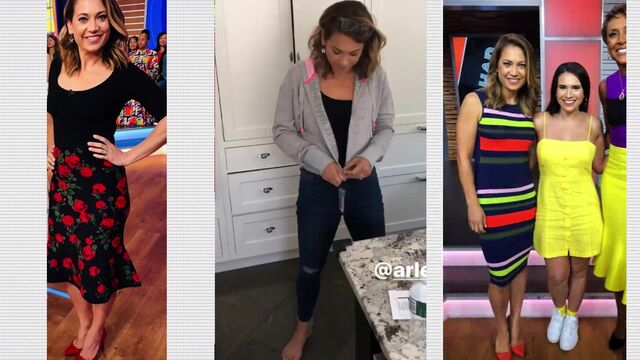 Ginger Zee gets her pussy railed by two hard cocks