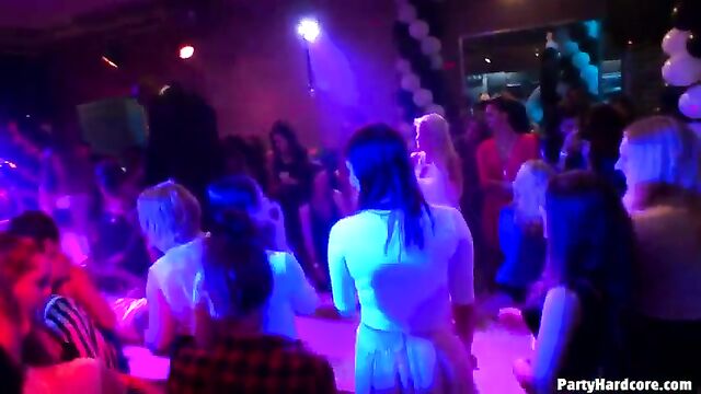 Girls are going crazy at a wild party in Las Vegas