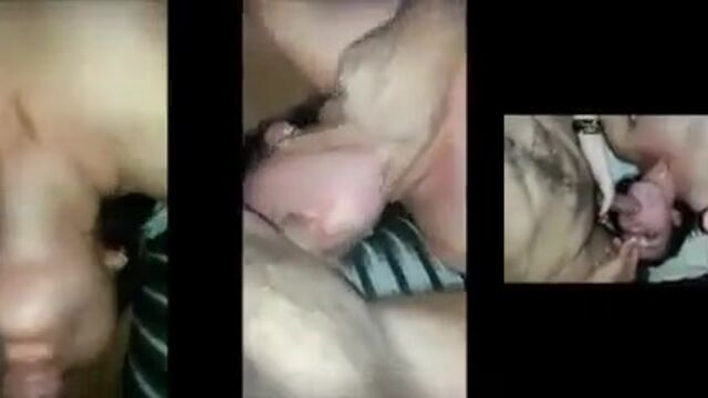 A guy checked the strength of throat of his wife in a threesome
