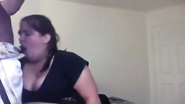 Huge BBW ass gets smashed by a black cock