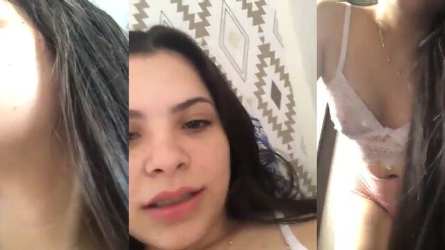 A young and naughty girl had a lot of desire to fuck in a live show