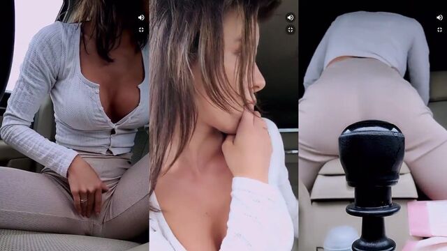 Public pussy play with Bunny Vic in a hot comp